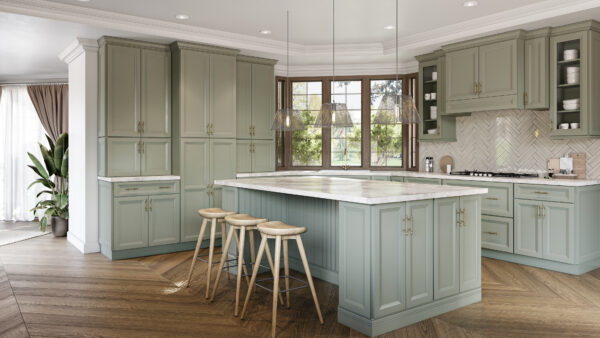 EW-2DB30 Thin Shaker EDGELINE WHITE Base Cabinets