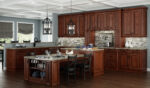 CS-B272RS Raised Panel Saddle Base Cabinets