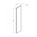 SA-F696 Raised Panel Antique White Fillers & Panels