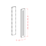 SG-FOL642 Shaker Grey Fillers & Panels
