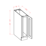 SI-BT9 Shaker IVY Base Cabinets