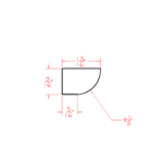 SD-SHM Shaker Dove Mouldings