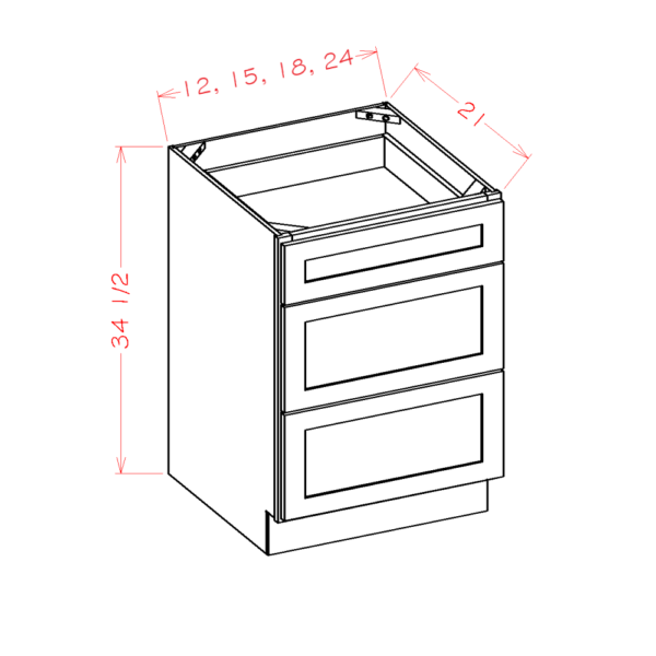 SI-3VDB12 Shaker IVY Vanities