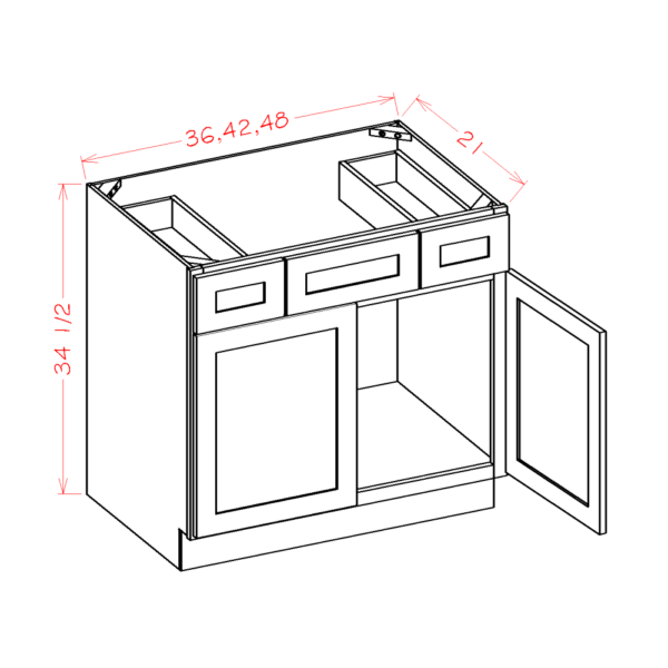 SD-VSD36 Shaker Dove Vanities