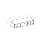 SG-WWC630 Shaker Grey Wall Cabinets