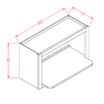 SG-WMS3018 Shaker Grey Wall Cabinets
