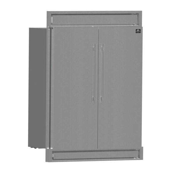 Forno Maderno 2-28-Inch Wide Convertible Refrigerator/Freezer, Decorative Trim, 27.2 cu.ft