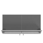 Forno Maderno 2-28-Inch Wide Convertible Refrigerator/Freezer, Decorative Trim, 27.2 cu.ft