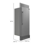 Forno Maderno 28-Inch Built-In Convertible Refrigerator, 13.6 cu.ft, Right Swing, Decorative Grill, ENERGY STAR Certified
