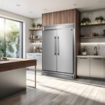 Forno Maderno 2-28-Inch Wide Convertible Refrigerator/Freezer, Decorative Trim, 27.2 cu.ft