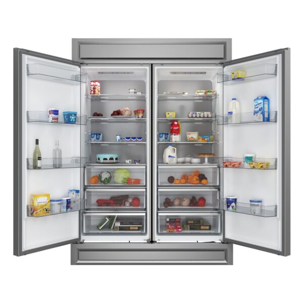 Forno Maderno 2-28-Inch Wide Convertible Refrigerator/Freezer, Decorative Trim, 27.2 cu.ft