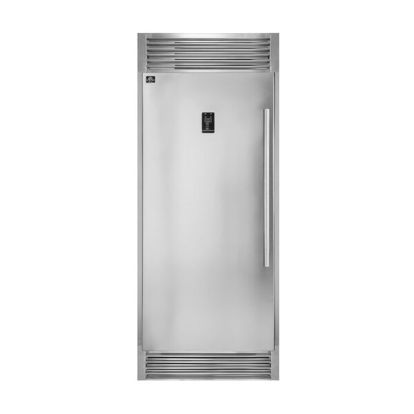 Forno Rizzuto 28-Inch Upright Convertible Freezer, 32-Inch Wide, Left Swing, Decorative Grill, ENERGY STAR Certified