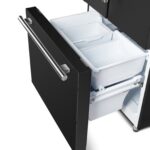 ProductForno Gallipoli Espresso 30-Inch Black French Door Refrigerator, Bottom Freezer, 17.5 Cu. Ft.