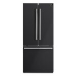 ProductForno Gallipoli Espresso 30-Inch Black French Door Refrigerator, Bottom Freezer, 17.5 Cu. Ft.