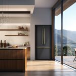 ProductForno Gallipoli Espresso 30-Inch Black French Door Refrigerator, Bottom Freezer, 17.5 Cu. Ft.