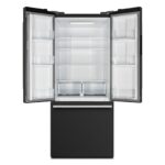 ProductForno Gallipoli Espresso 30-Inch Black French Door Refrigerator, Bottom Freezer, 17.5 Cu. Ft.