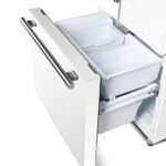 Forno Gallipoli Espresso 30-Inch White French Door Refrigerator, Bottom Freezer, 17.5 Cu. Ft.