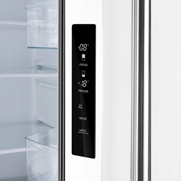 Forno Gallipoli Espresso 30-Inch White French Door Refrigerator, Bottom Freezer, 17.5 Cu. Ft.