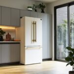 Forno Gallipoli Espresso 30-Inch White French Door Refrigerator, Bottom Freezer, 17.5 Cu. Ft.