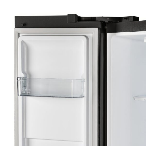 Forno Salerno Espresso 33-Inch Black Side-by-Side Refrigerator, 15.6 Cu. Ft