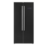 Forno Salerno Espresso 33-Inch Black Side-by-Side Refrigerator, 15.6 Cu. Ft