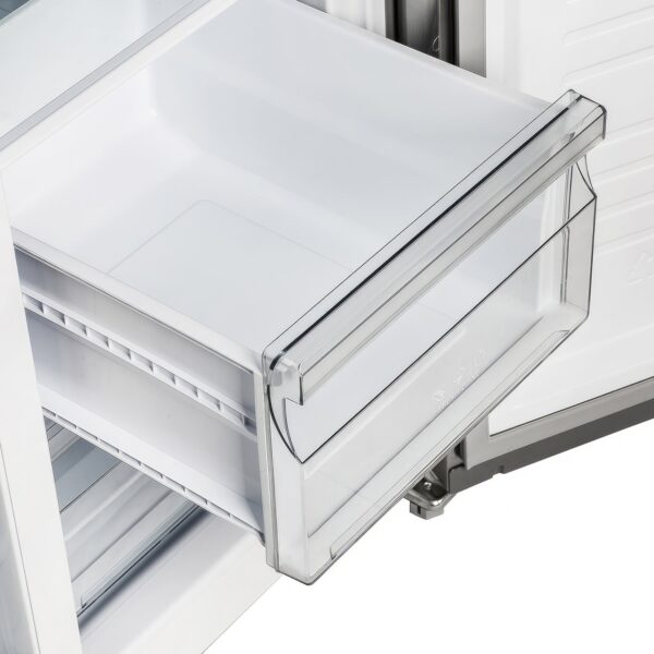 Forno Salerno 33-Inch Side-by-Side Stainless Steel Refrigerator, 15.6 cu.ft, ENERGY STAR Certified
