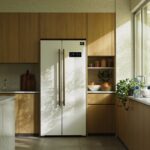 Forno Salerno Espresso 33-Inch White Side-by-Side Refrigerator, 15.6 Cu. Ft.