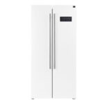 Forno Salerno Espresso 33-Inch White Side-by-Side Refrigerator, 15.6 Cu. Ft.