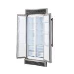 Forno Salerno 37-Inch Built-In Stainless Steel Refrigerator, 15.6 cu.ft, Decorative Grill, ENERGY STAR Certified