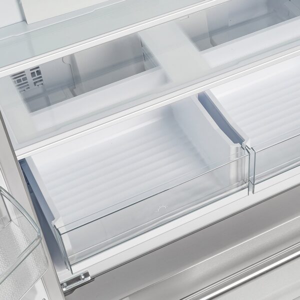 Forno Moena 36-Inch French Door Refrigerator, 19.2 cu.ft, Counter Depth, Ice Maker