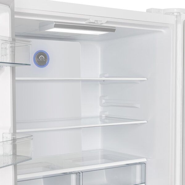 Forno Moena Espresso 36-Inch White French Door Refrigerator, 19.2 Cu. Ft., Frost-Free, Automatic Ice Maker, ENERGY STAR Certified