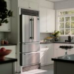 Forno Moena 40-Inch French Door Refrigerator, Stainless Steel, 19.2 cu.ft, Decorative Grill, ENERGY STAR Certified