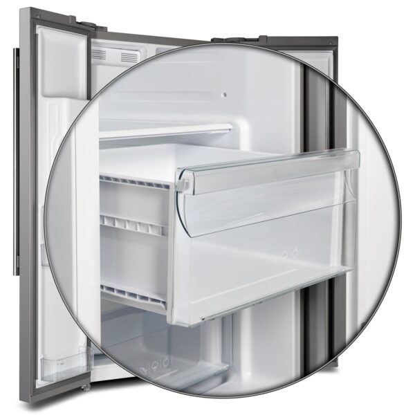 Forno Salerno 36-Inch Side-by-Side Stainless Steel Refrigerator, 20 cu.ft, ENERGY STAR Certified