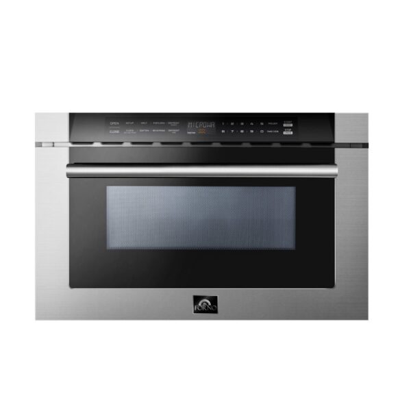 Forno Capoliveri 24-Inch Microwave Drawer, Stainless Steel, 1.2 cu.ft