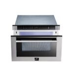 Forno Capoliveri 24-Inch Microwave Drawer, Stainless Steel, 1.2 cu.ft