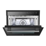 Forno Oliena Espresso Black 24-Inch Built-In Microwave and Convection Oven Combo, 1.6 cu.ft