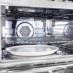 Forno Oliena Espresso White 24-Inch Built-In Microwave and Convection Oven Combo, 1.6 cu.ft