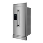 Forno Salerno 40-Inch Built-In Stainless Steel Refrigerator, 20 cu.ft, Modern Decorative Grill, ENERGY STAR Certified