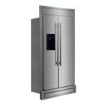 Forno Salerno 40-Inch Built-In Stainless Steel Refrigerator, 20 cu.ft, Modern Decorative Grill, ENERGY STAR Certified