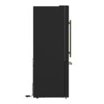 Forno Milano 2-Piece 62-Inch Freestanding Dual Bottom Freezer Refrigerator in Black – 34.4 cu.ft, Touch Control, Ice Maker