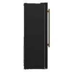 Forno Salerno Espresso 33-Inch Black Side-by-Side Refrigerator, 15.6 Cu. Ft
