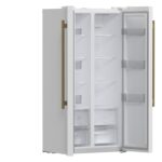 Forno Salerno Espresso 33-Inch White Side-by-Side Refrigerator, 15.6 Cu. Ft.