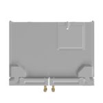 Forno Salerno Espresso 33-Inch White Side-by-Side Refrigerator, 15.6 Cu. Ft.