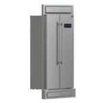 Forno Salerno 37-Inch Built-In Stainless Steel Refrigerator, 15.6 cu.ft, Modern Decorative Grill