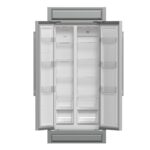 Forno Salerno 37-Inch Built-In Stainless Steel Refrigerator, 15.6 cu.ft, Modern Decorative Grill