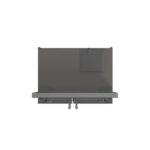 Forno Salerno 37-Inch Built-In Stainless Steel Refrigerator, 15.6 cu.ft, Modern Decorative Grill