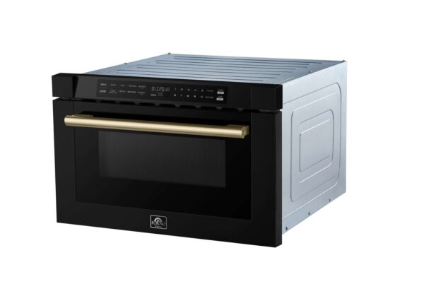 Forno Capoliveri Espresso 24-Inch Microwave Drawer, Black, 1.2 cu.ft