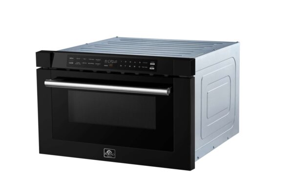Forno Capoliveri Espresso 24-Inch Microwave Drawer, Black, 1.2 cu.ft