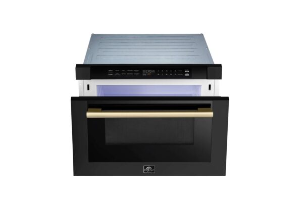Forno Capoliveri Espresso 24-Inch Microwave Drawer, Black, 1.2 cu.ft
