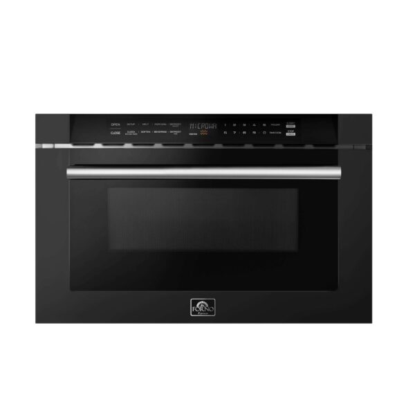 Forno Capoliveri Espresso 24-Inch Microwave Drawer, Black, 1.2 cu.ft